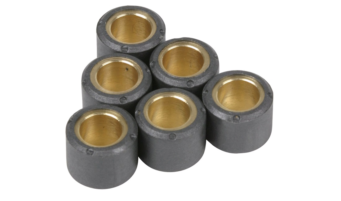 Rullesæt Ø15 x 12 mm, 6,5 gram
