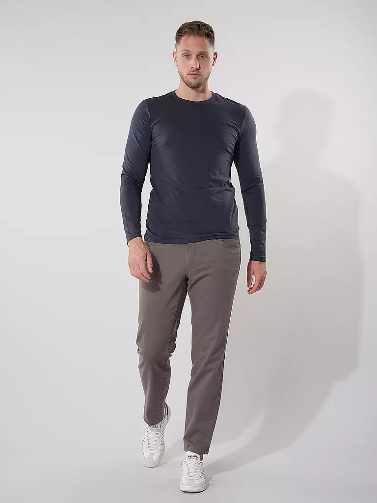 RAGWEAR Langarmshirt ZACHARI dunkelblau