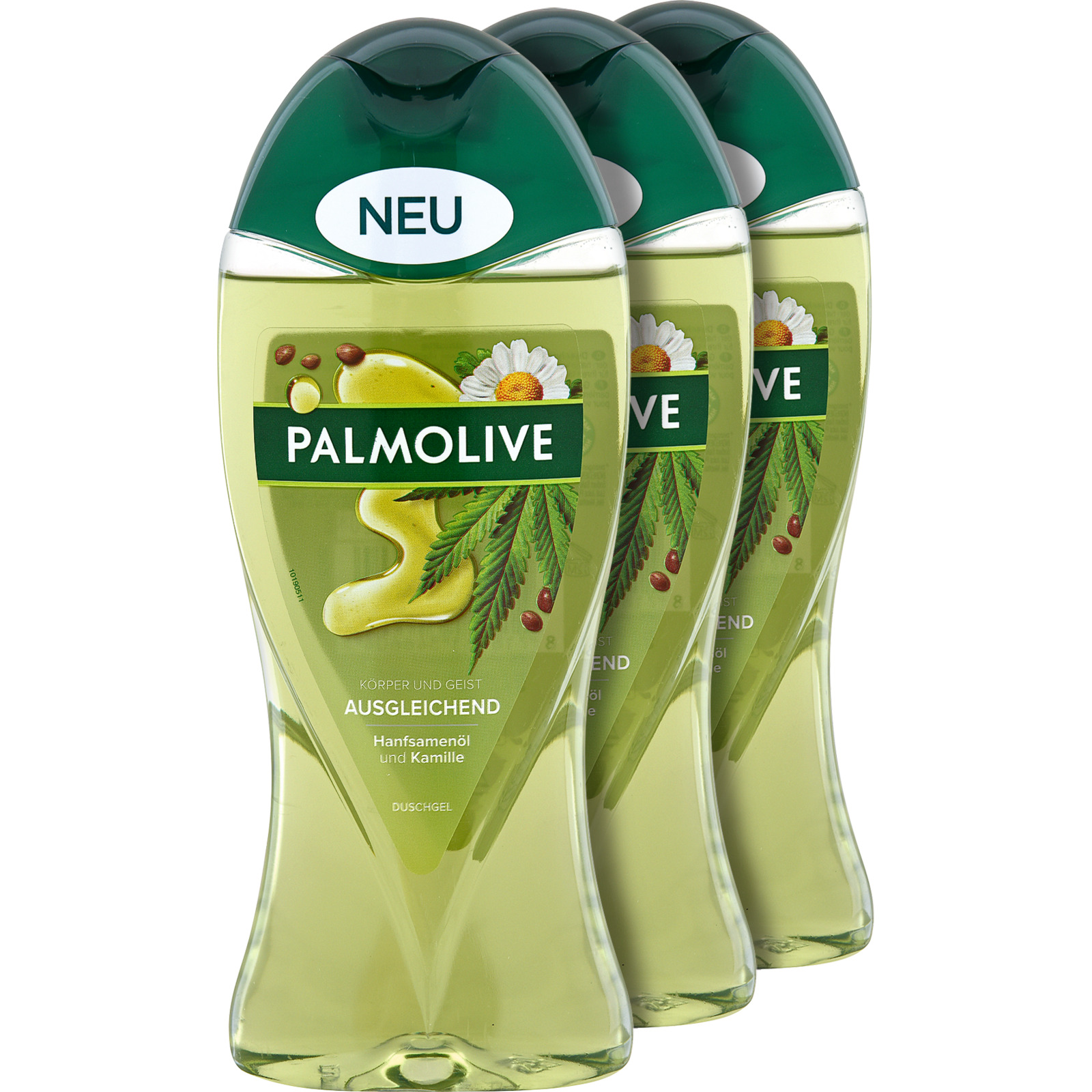 Palmolive Duschgel Hanfsamenöl & Kamille 3 x 250 ml
