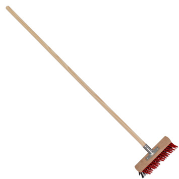 Straatbezem 30 cm met steel 140 cm