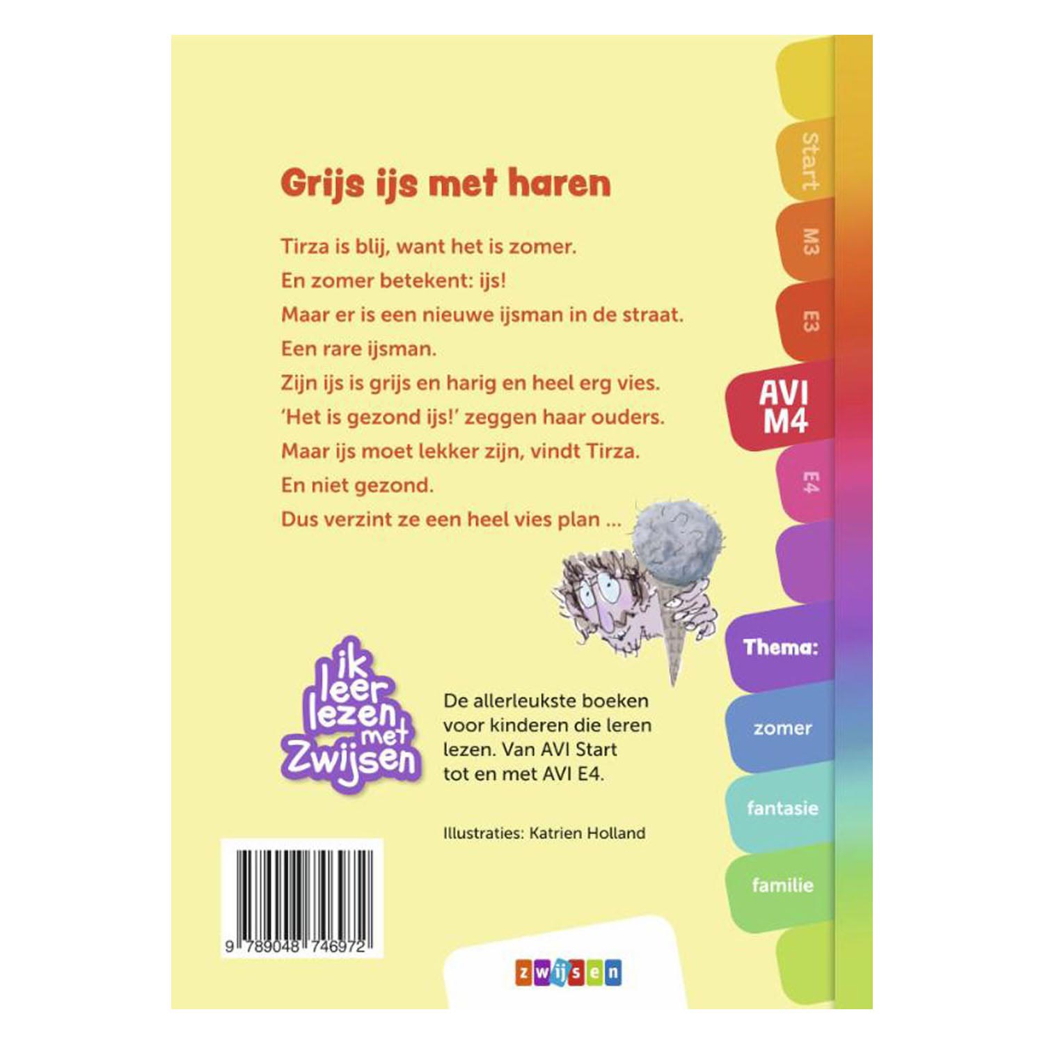 Ik leer lezen - Grijs ijs met haren (AVI-M4)