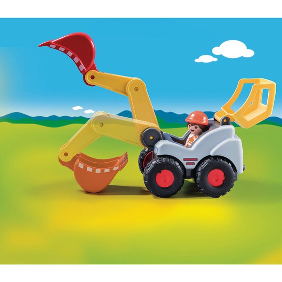 Pelleteuse Playmobil 1.2.3 70125