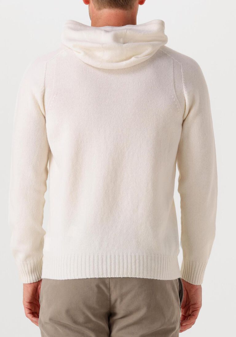 gebroken wit gran sasso trui pull hood