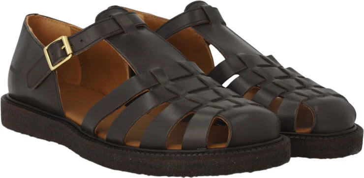 ANGULUS Klassisk Fishermans sandal 3639 dark brown