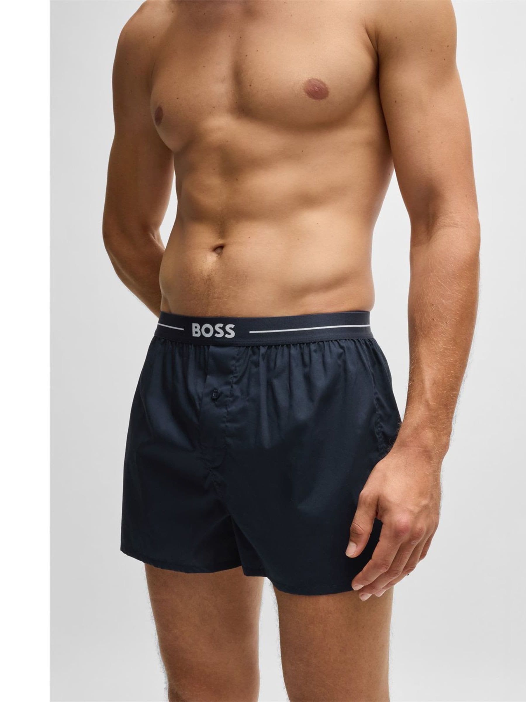 BOSS 100% Cotton Lounge Jersey Shorts 2 Pack