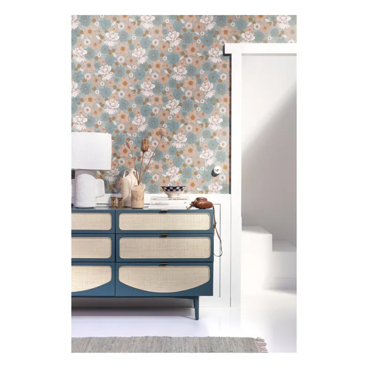 Maison Janette Rouleau de papier-peint Paloma | Bleu