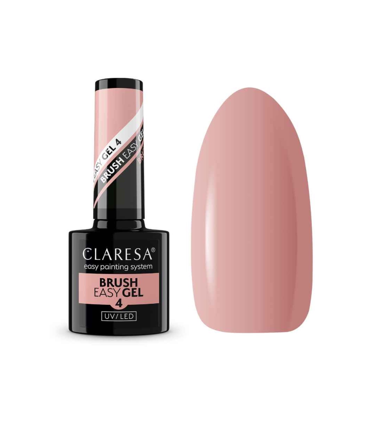 Claresa - Gel de unhas semipermanente Brush Easy - 04