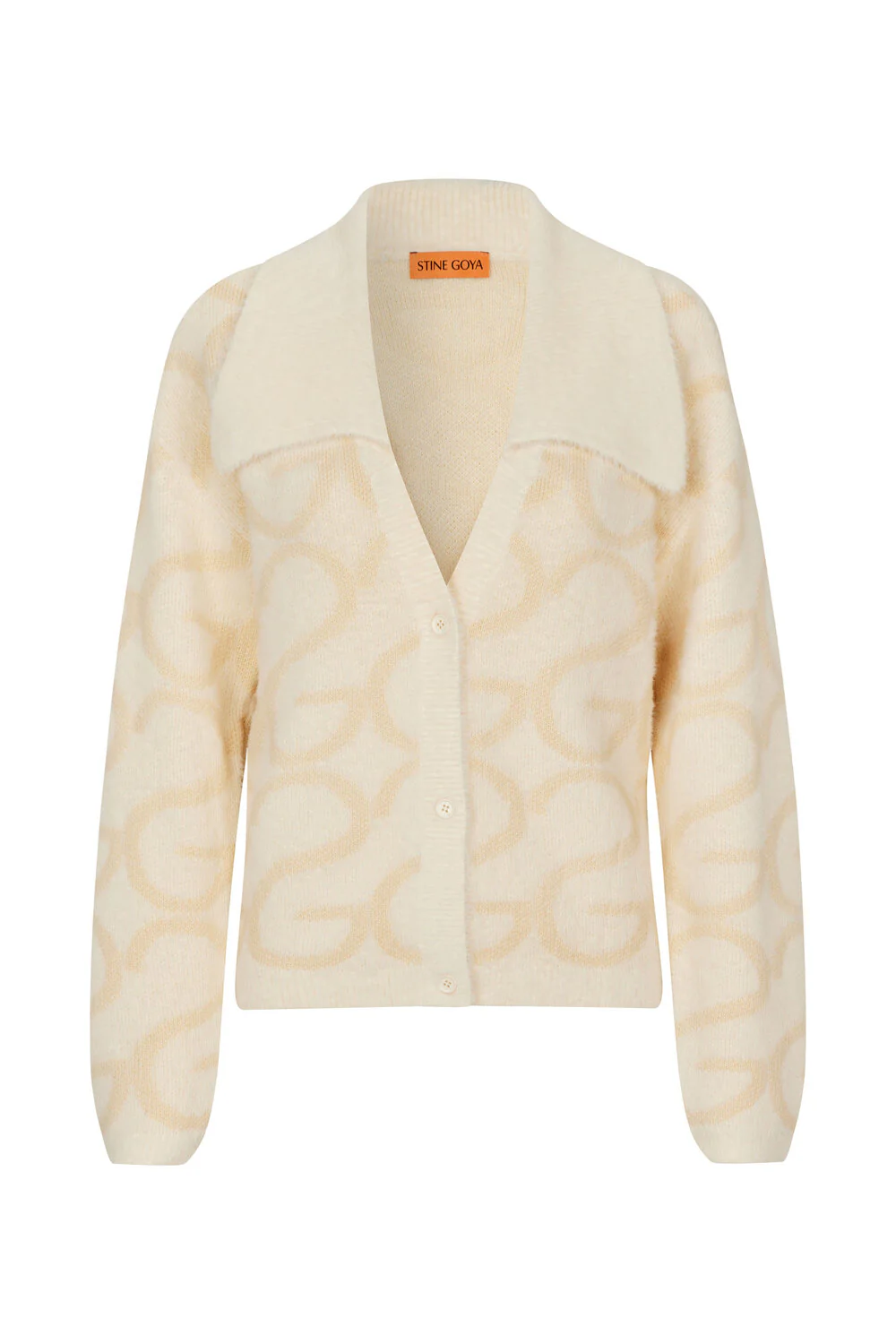 Stine Goya  Langærmet Cardigan - SG Monogram