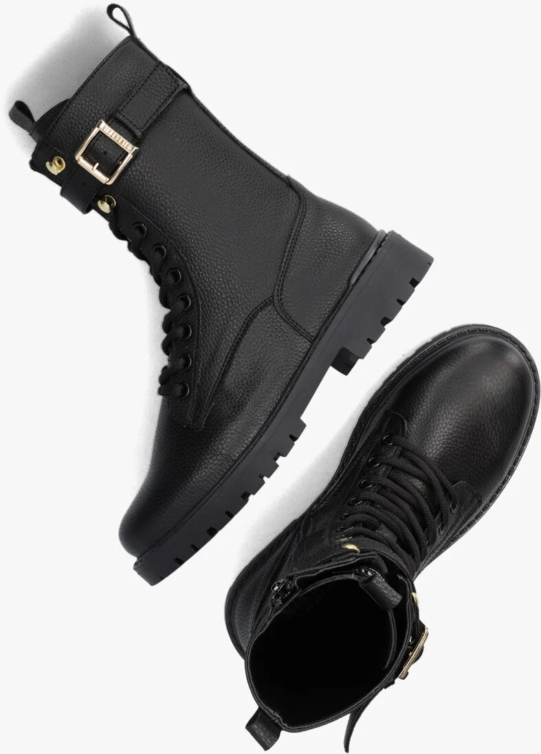 NIK & NIK zwarte nik & nik veterboots donja boots