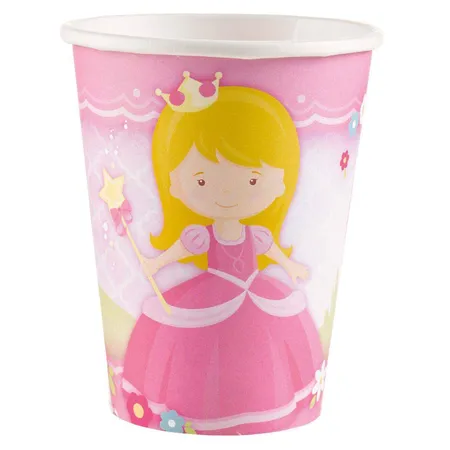 amscan 8 Papierbecher My Princess, 266 ml