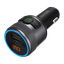 FM-sender for bil 12 V USB-A USB-C