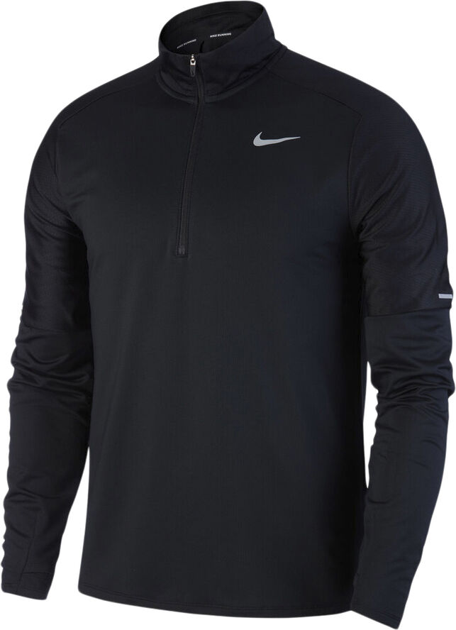 Nike Dri Fit 1 2 Zip Lobetroje Sort
