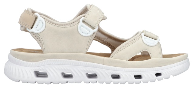 RIEKER Sport Sandale  , Sommerschuh, Sandalette, Plateauabsatz, mit Klettriemchen