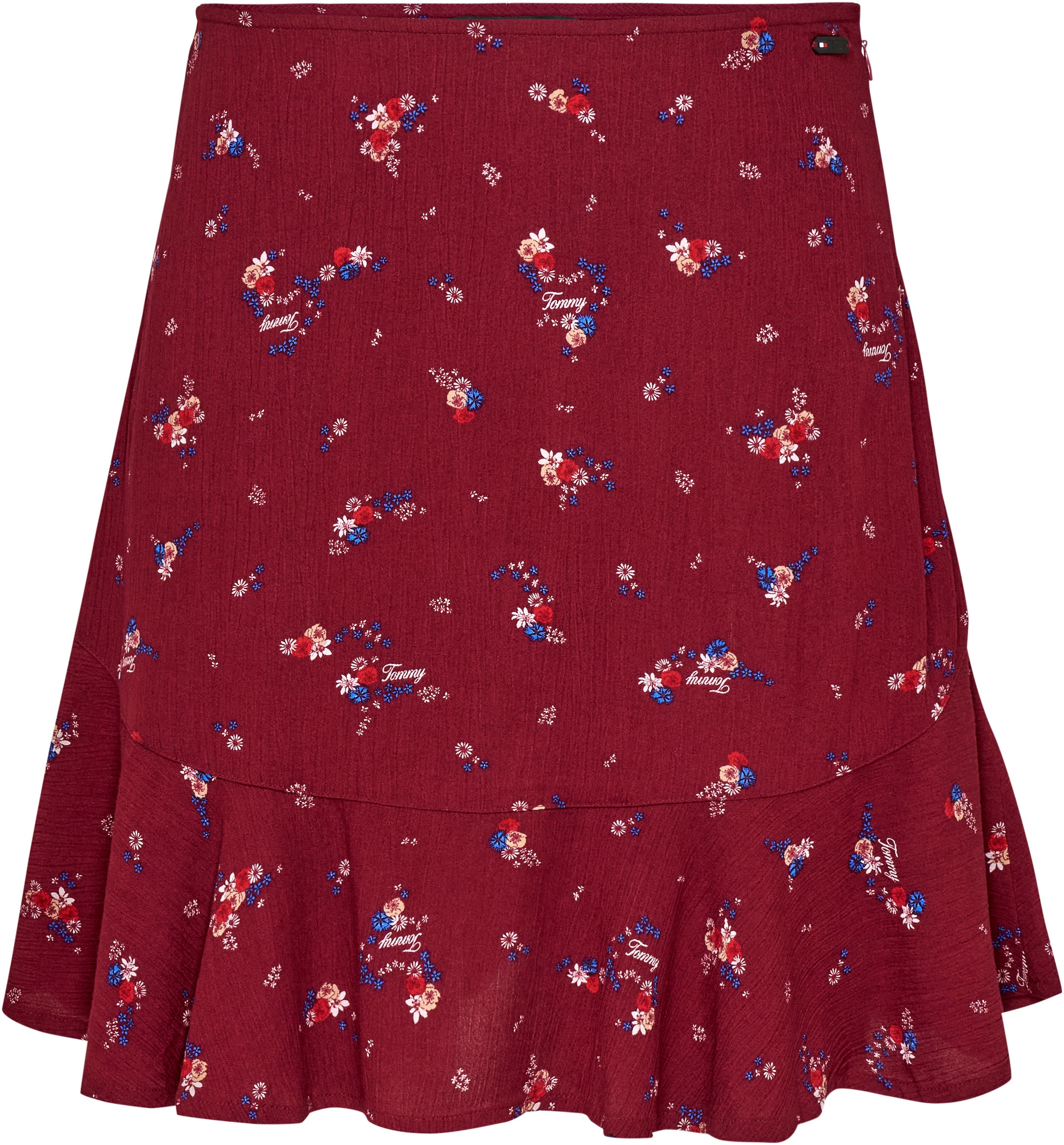 Tommy Jeans Minirock »TJW FLORAL TIERED MINI SKIRT« Webrock mit Blumenprint