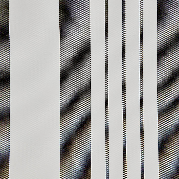 Store banne manuel sans coffre gris blanc rayé 2,95 x 2 m