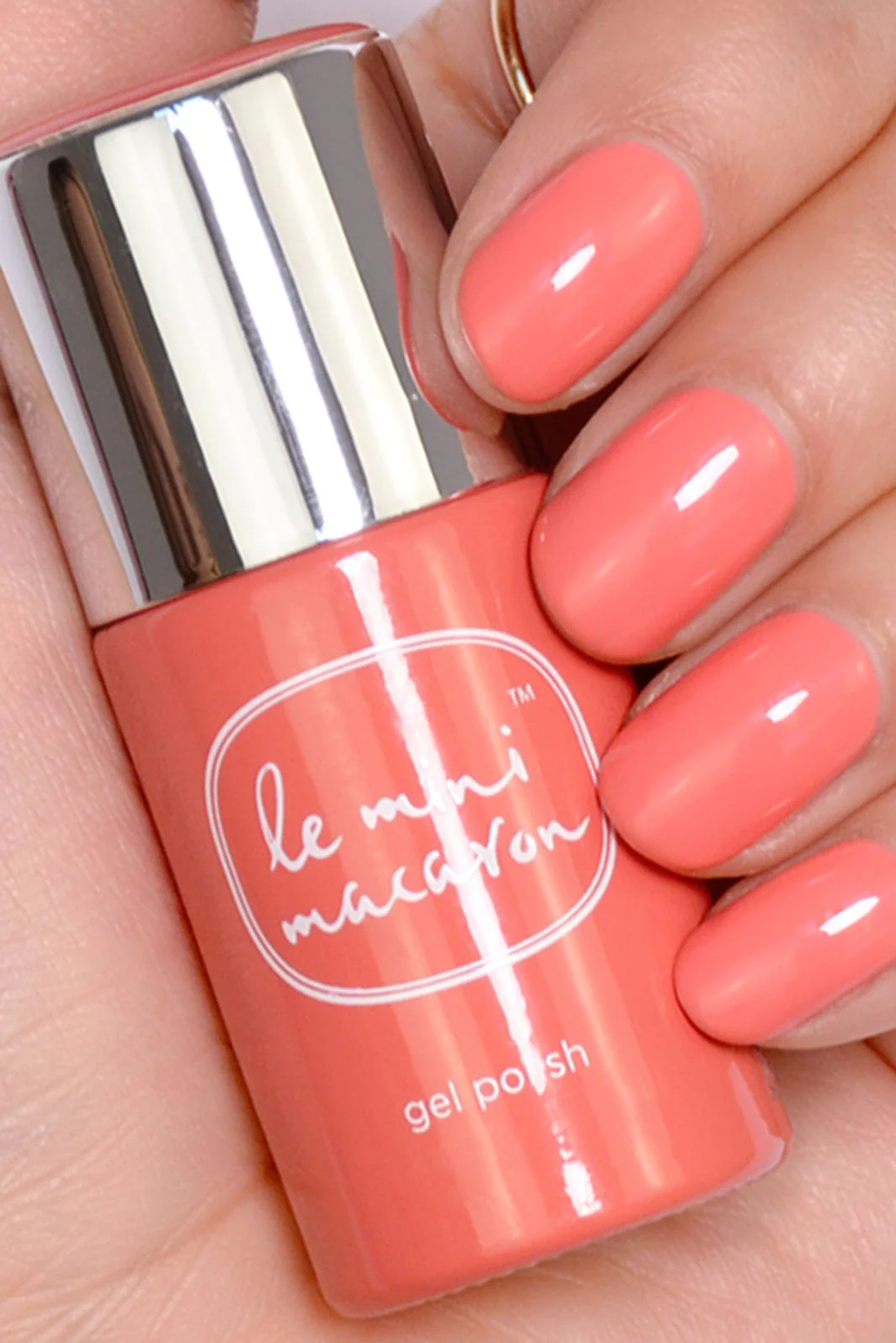 Le Mini Macaron Neglelak Gel peach