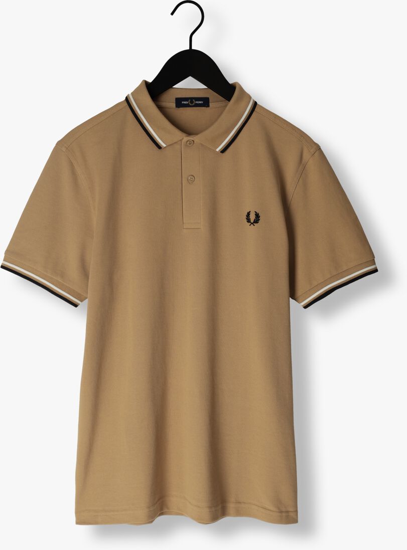 FRED PERRY khaki fred perry polo twin tipped fred perry shirt
