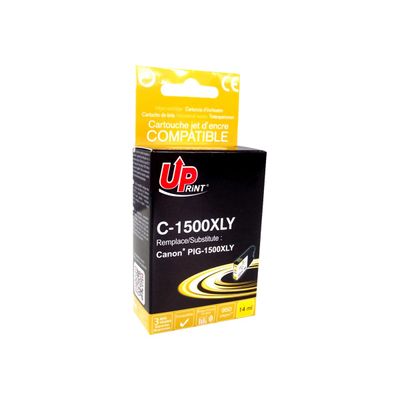 Cartouche compatible Canon PGI-1500XL - jaune - Uprint