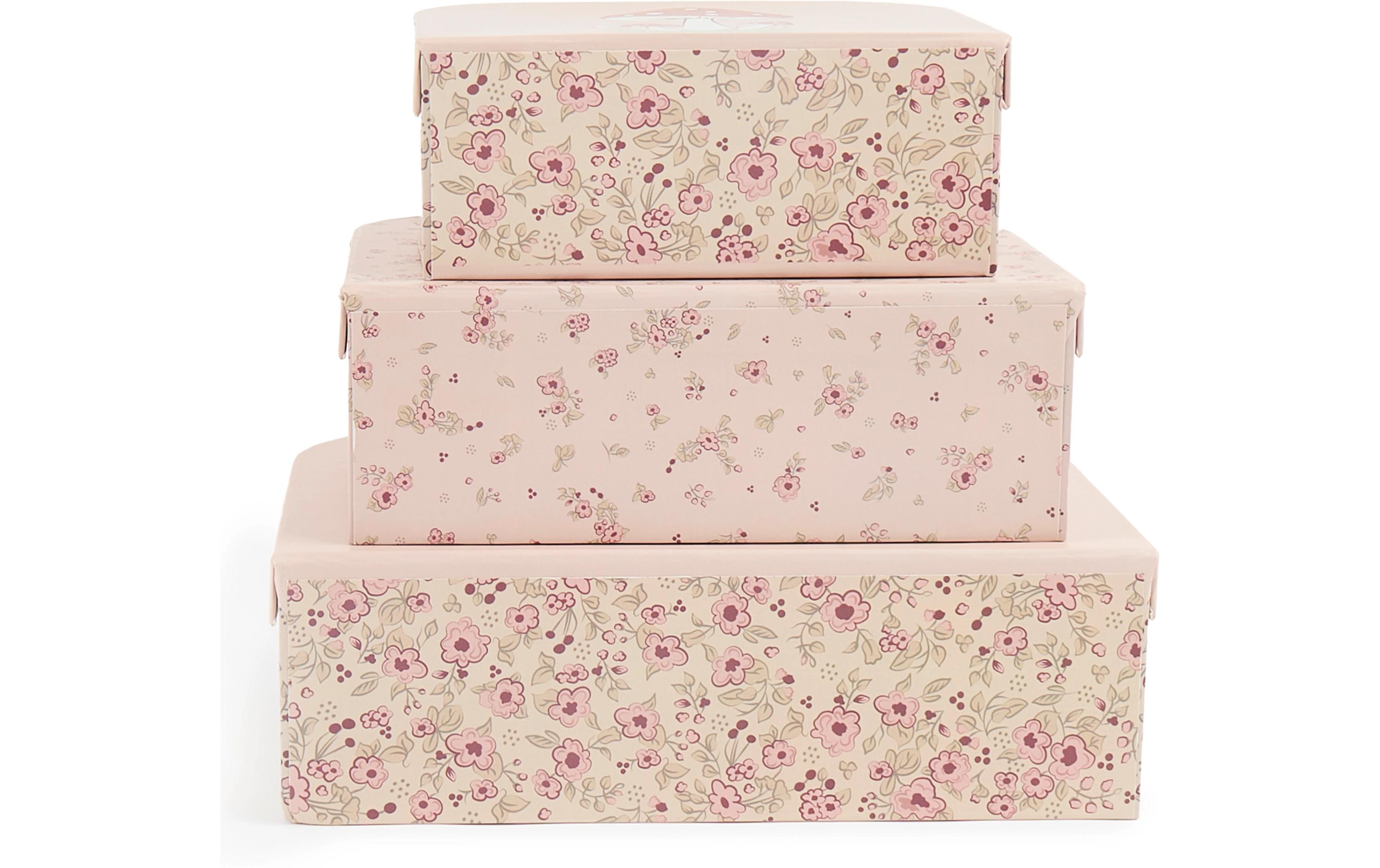 Spielzeugkoffer Ella dreamy flowers 3er SetKofferset zum Aufbewahren von Spielzeugen