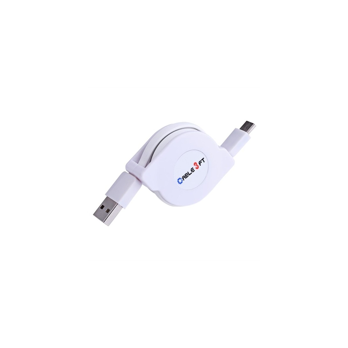 Uttrekkbar flokefri ladekabel Usb type C