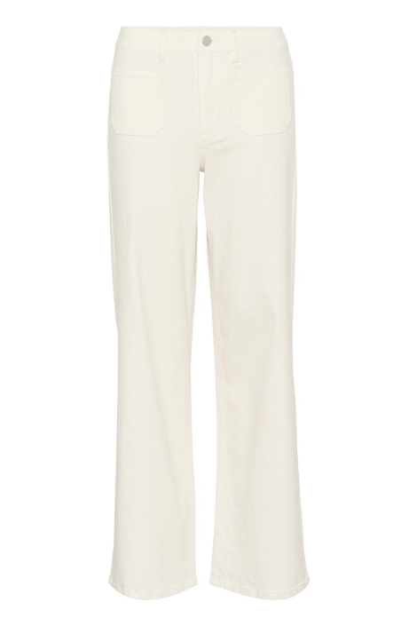 Kaffe witte dames broek