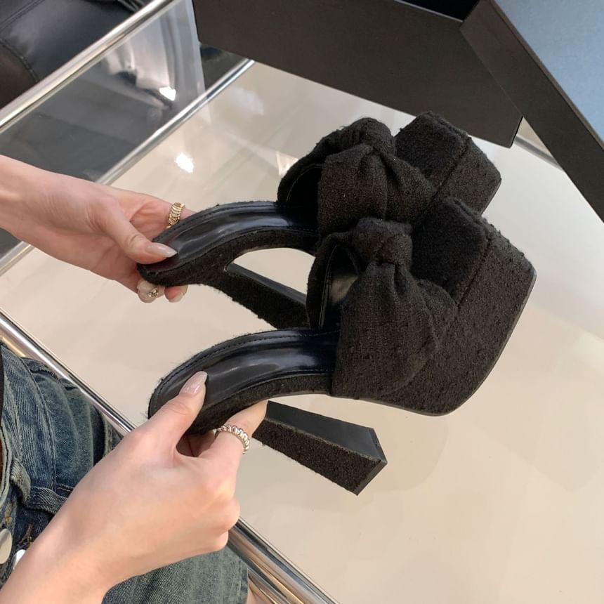 FRAISO - Plateau sandalen met dikke hak