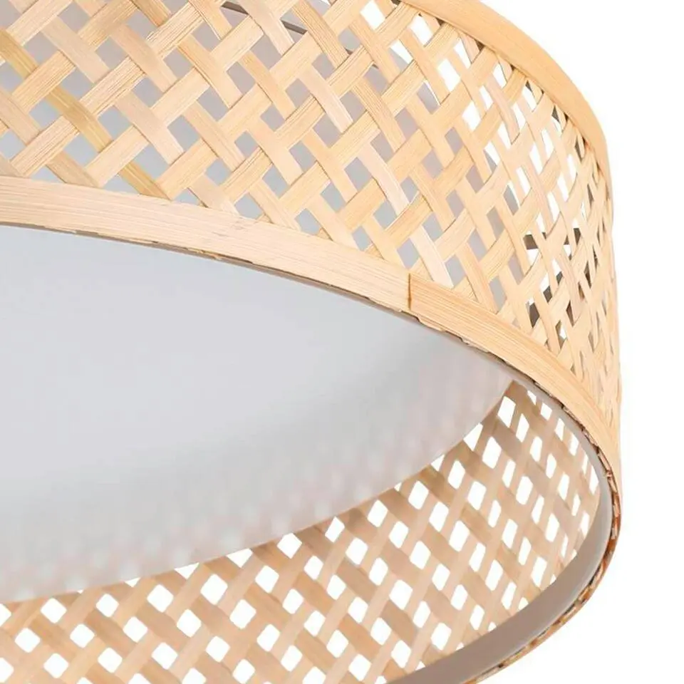 EGLOLuppineriaPlafondlamp-LED-Ø38cm-Wit/Bruin