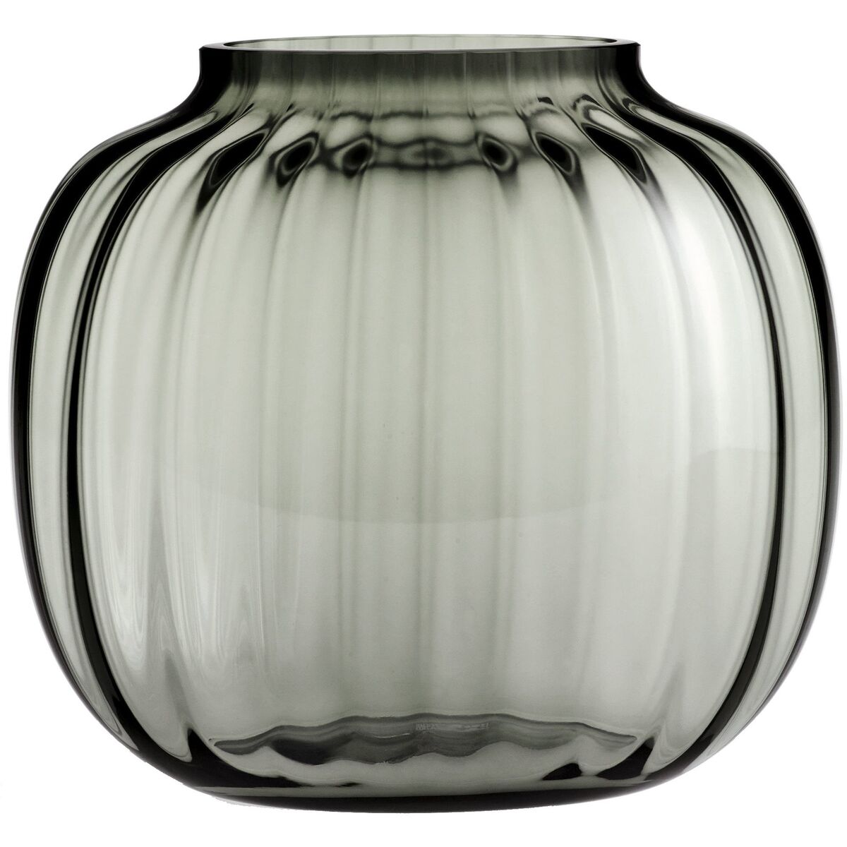 Primula Oval Vase 17,5 cm Smoke