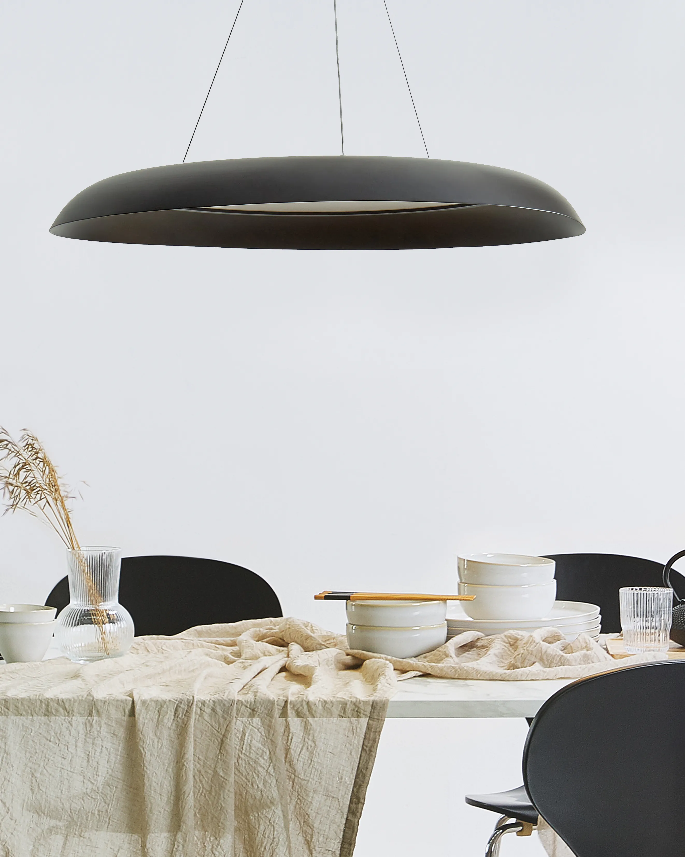 LED hanglamp SURKO Metaal Zwart