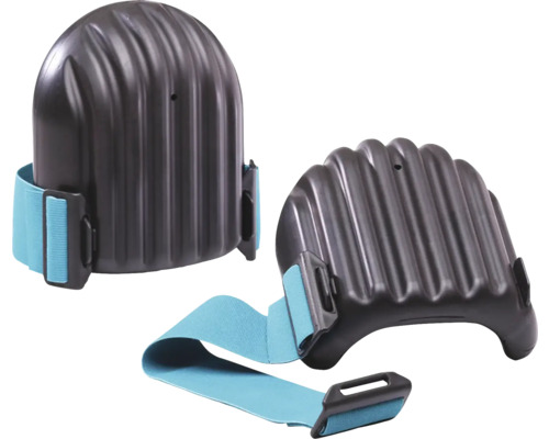 Zwarte kniebeschermers met lekbescherming volgens DIN EN 14404:2011/2004, 2 stuks