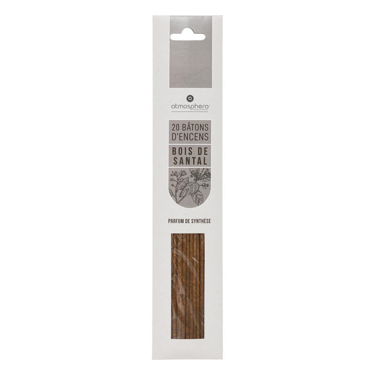 BATONNET D ENCENS KILI BOIS DE SANTAL X20 PIECES