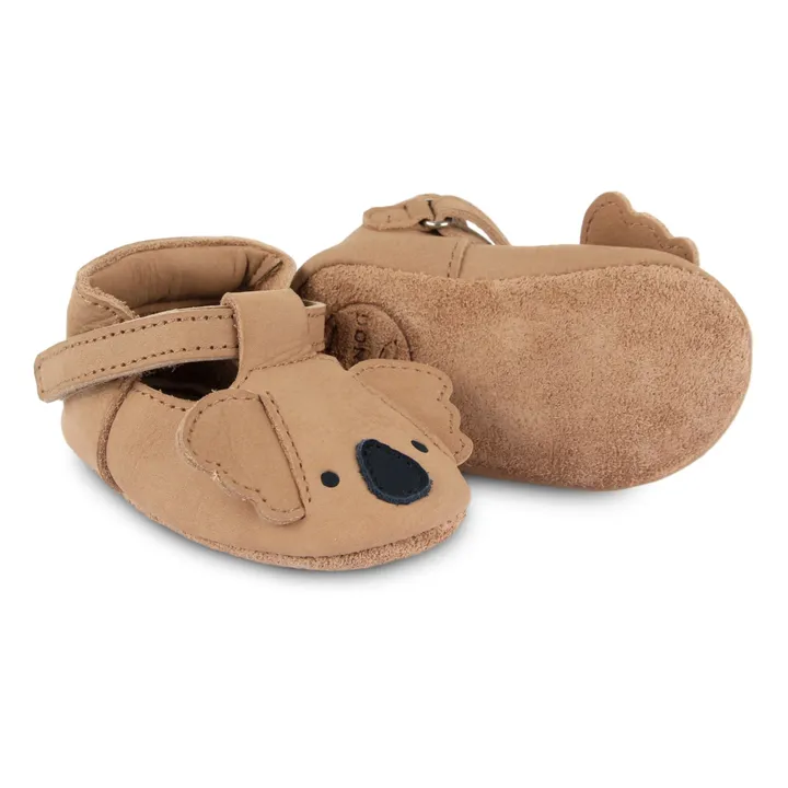 Donsje Chaussons Spark Cuir | Cognac