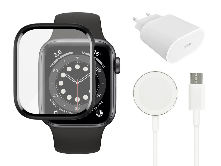 Fast Charger (20W), Cable (Magnetic) & Screen Protector