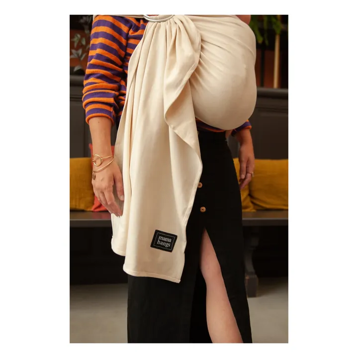Mama Hangs Sling en coton bio | Ecru