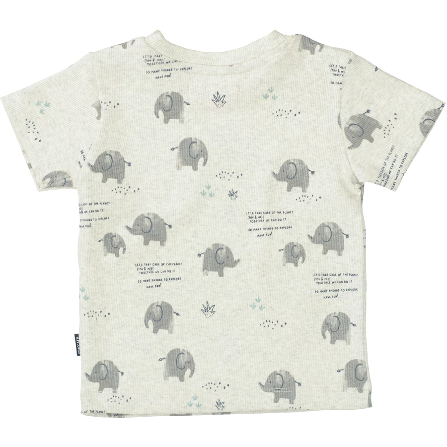 STACCATO T-Shirt elephant gemustert