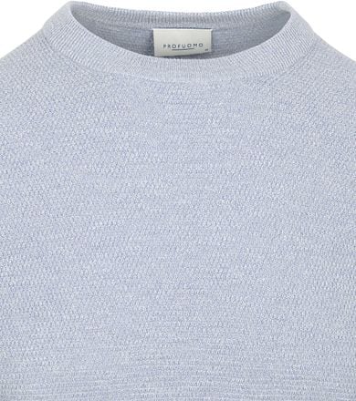 Profuomo O-Hals Trui Lichtblauw PP2J00007A-M1 kopen