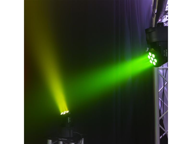 Fuzzix Moving Head MHC706 Kompakter Wash LED Moving Head