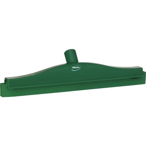Raclette double lame alimentaire PLP caoutchouc 40 cm vert Vikan