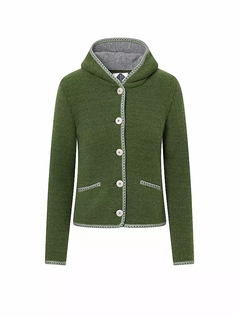 STAPF Trachtenstrickjacke MALWINE dunkelgrün