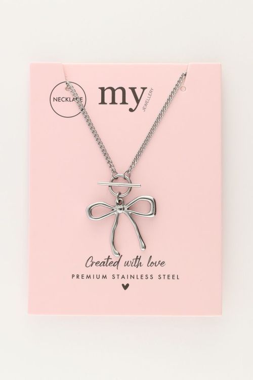 Statement schakelketting met strik
