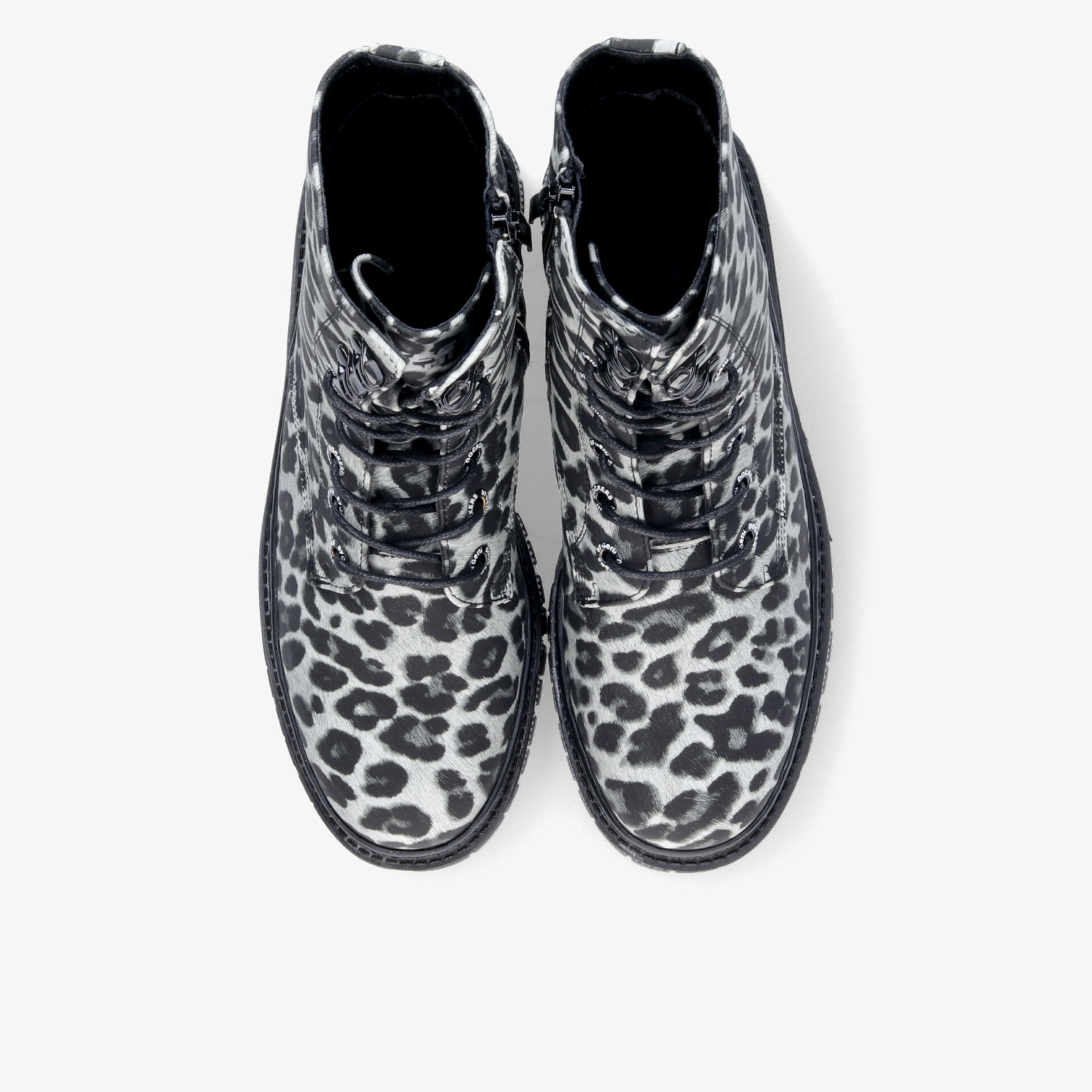 Dockers Damen Schnürstiefeletten grau