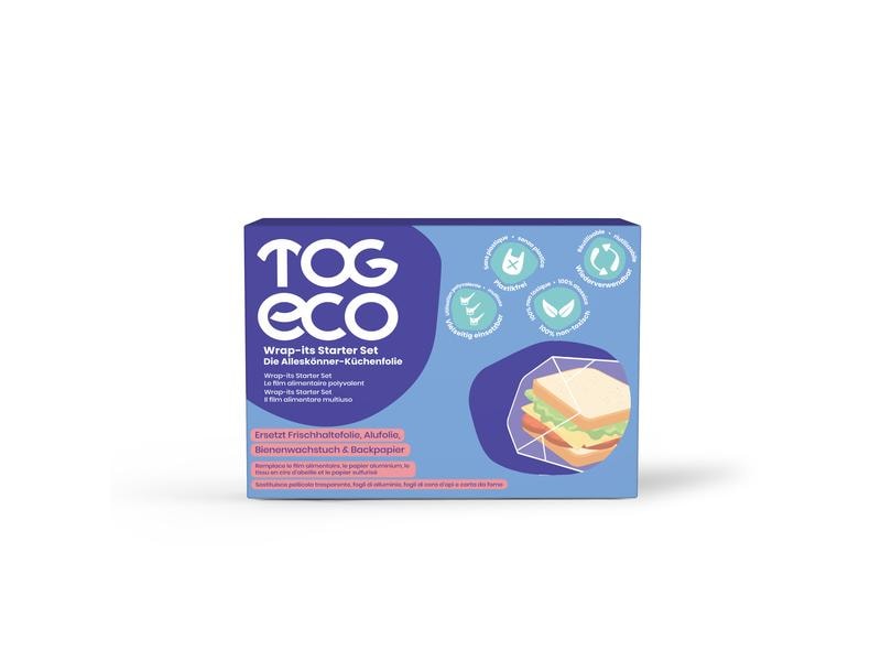 Togeco Frischhaltefolie 4 Stück, Transparent Einwegfolien und Haushaltsfolie aus die «Höhle der Löwen».