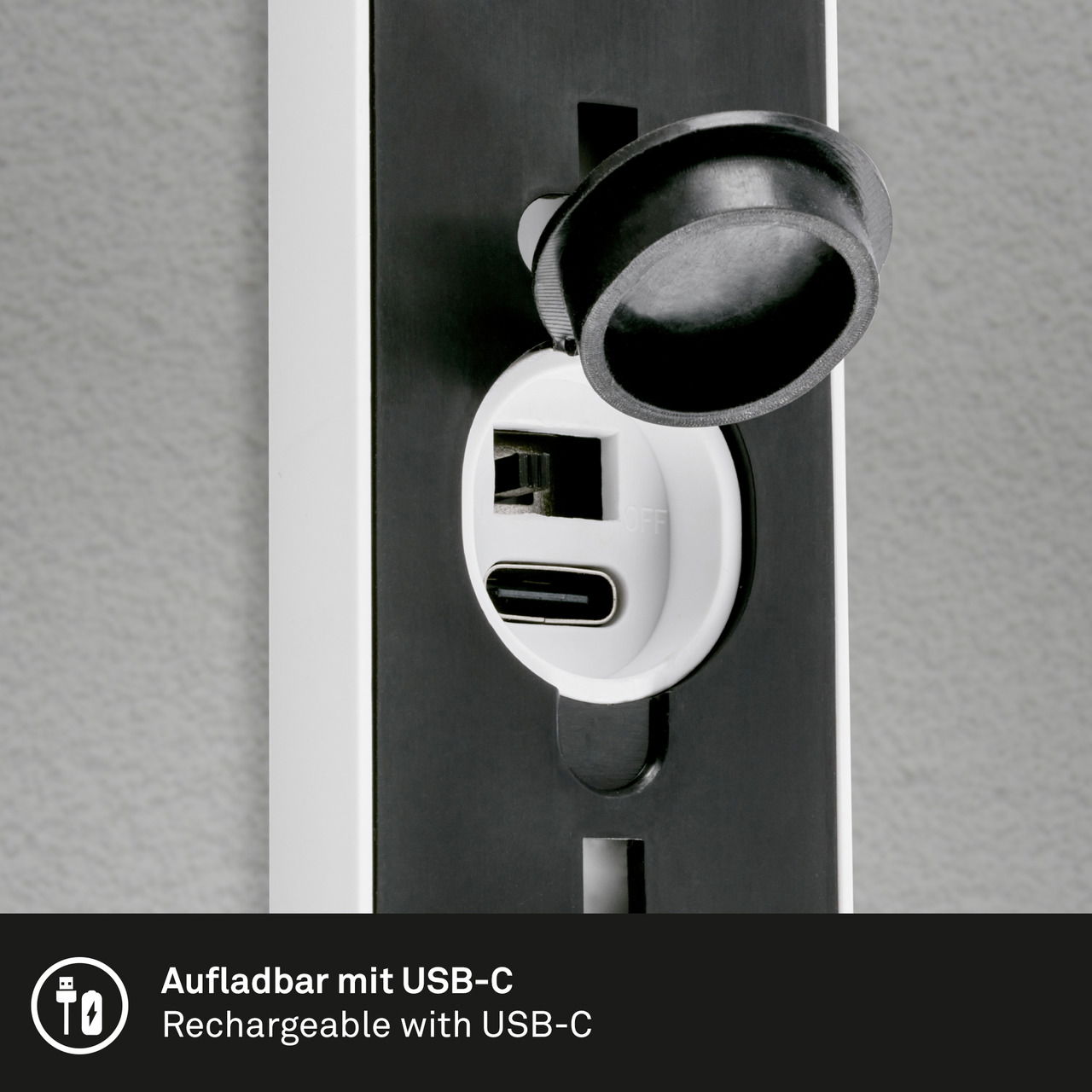 Briloner Akku-Außenwandleuchte