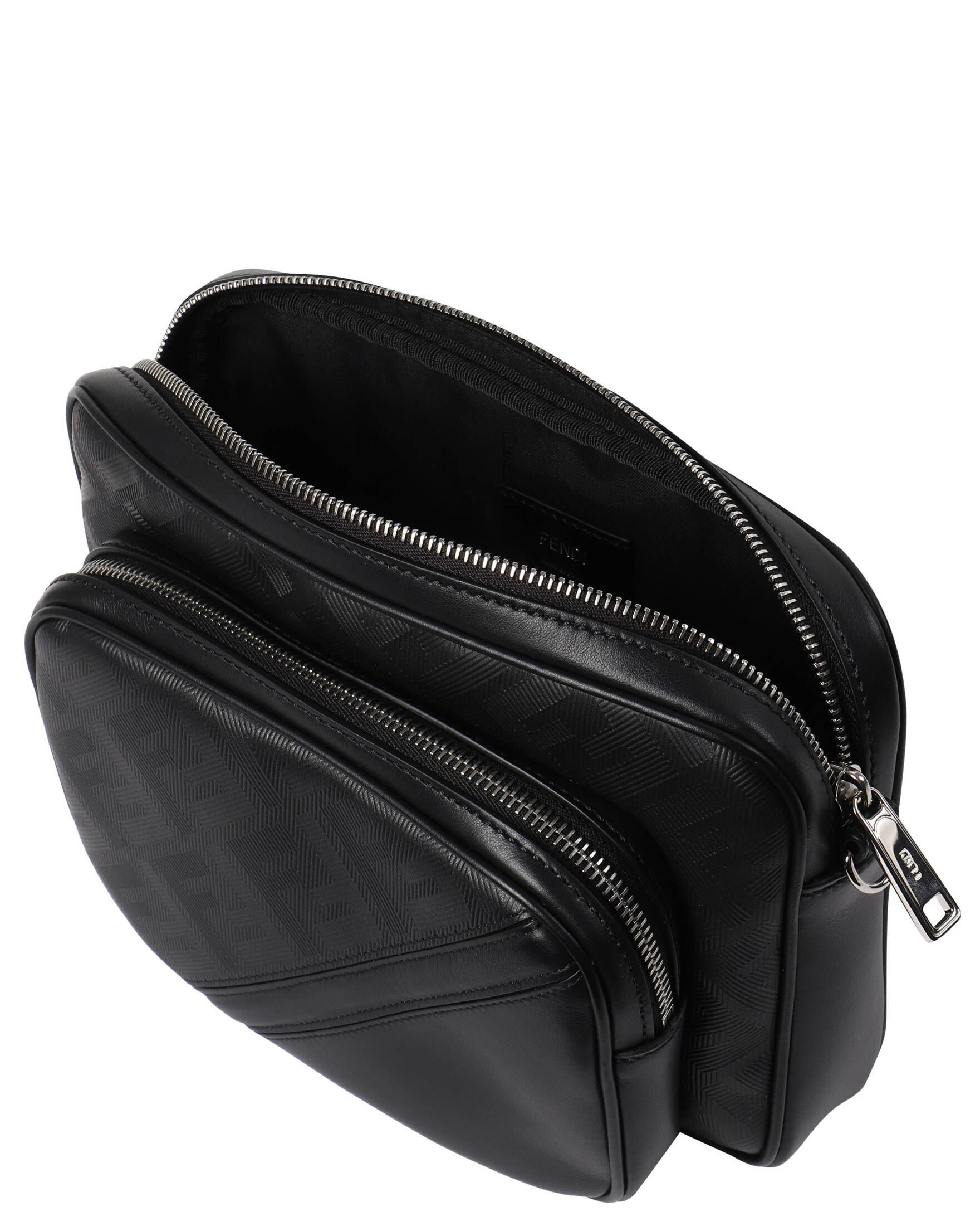 Fendi| Herren Umhängetasche CAMERA CASE DUO SHADOW DIAGONAL Leder
