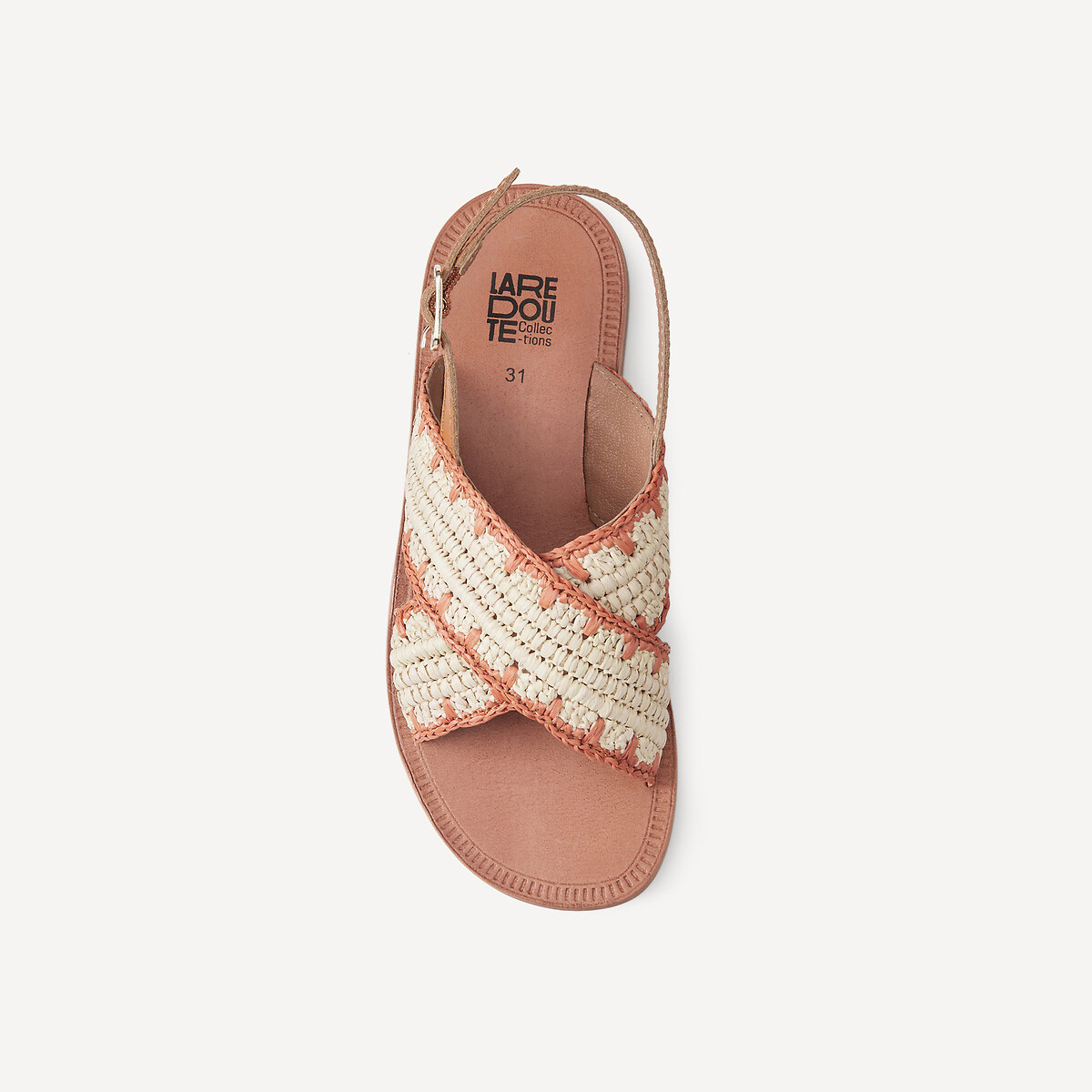 COLEÇÕES LA REDOUTE<br>Sandálias Cross em ráfia