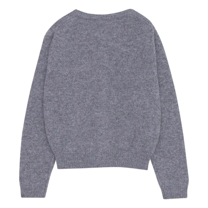 Caramel Cardigan Cachemire Gadwell | Gris chiné