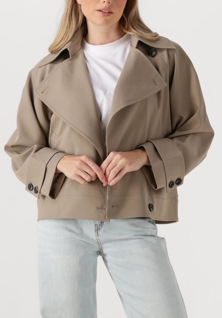 beige second female trenchcoats silvie trench jacket