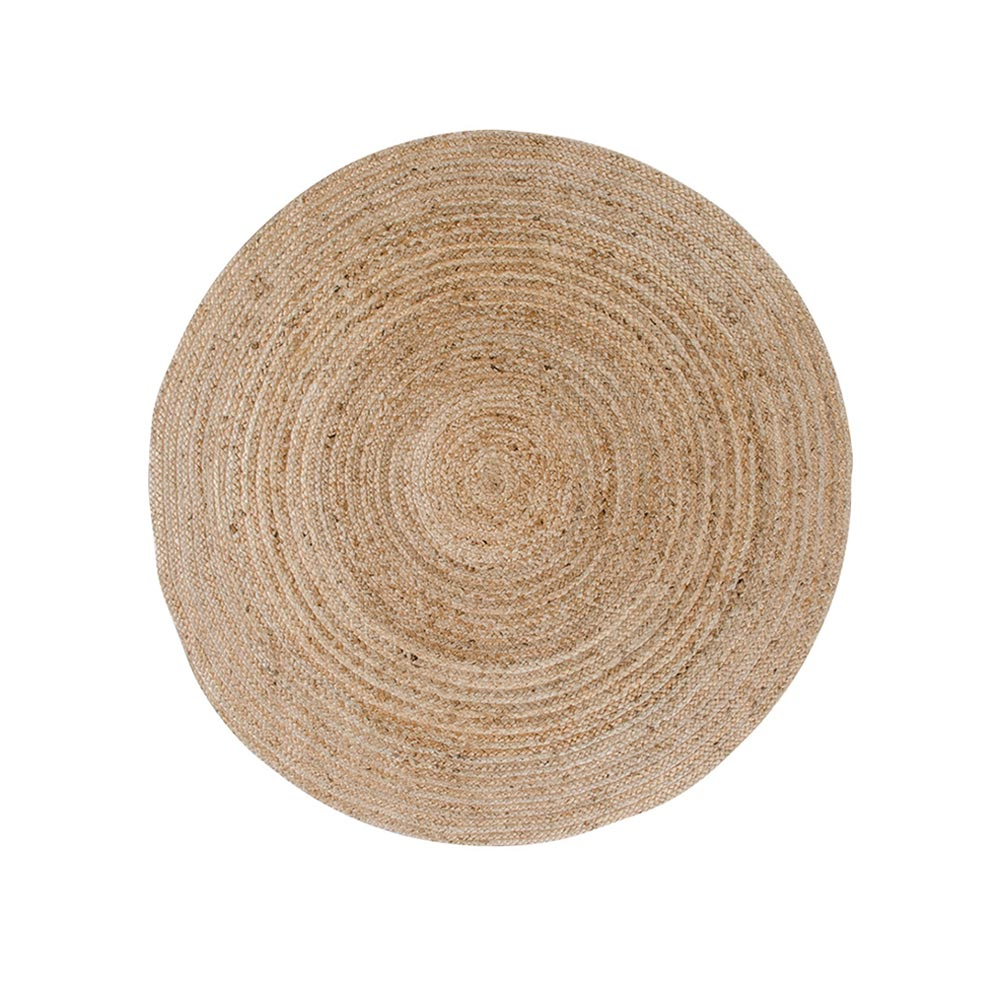 Rond vloerkleed Milou naturel Ø90 cm