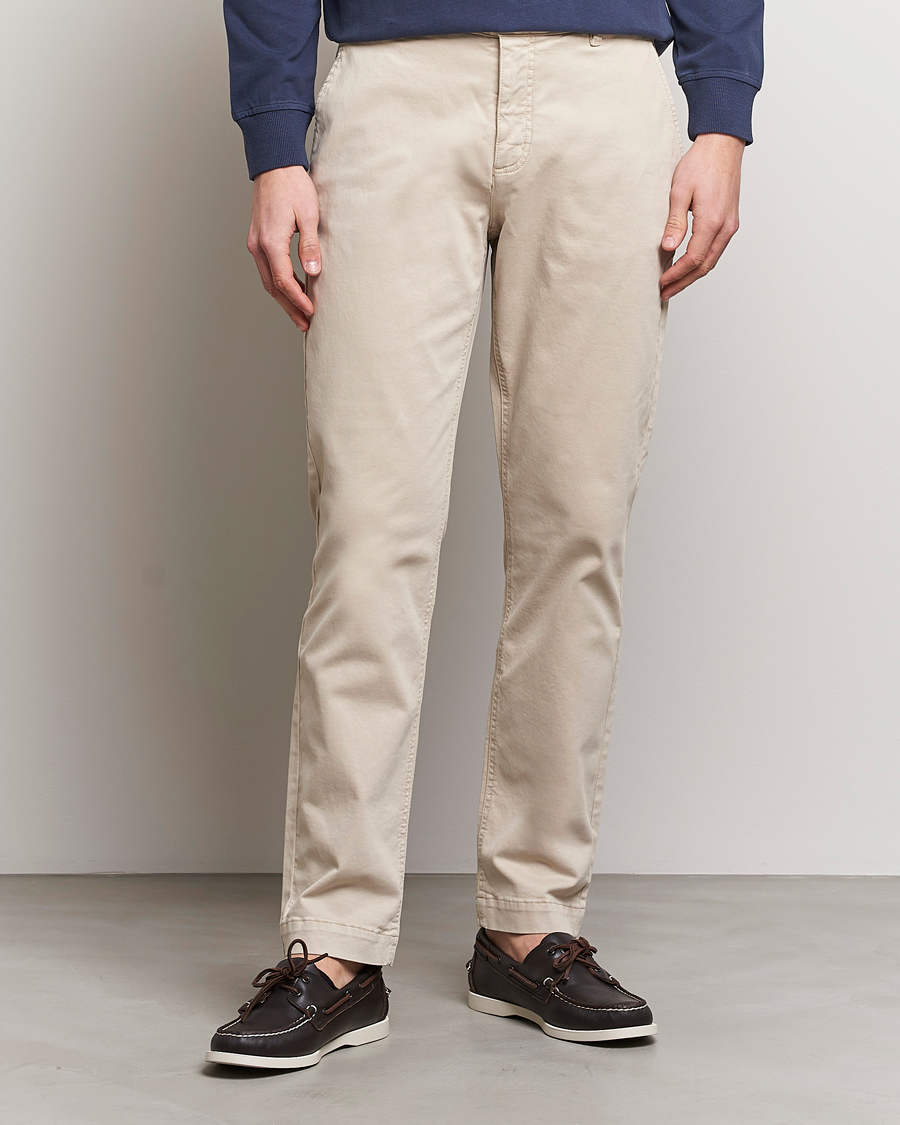 Morris Jeffrey Brushed Chinos Khaki