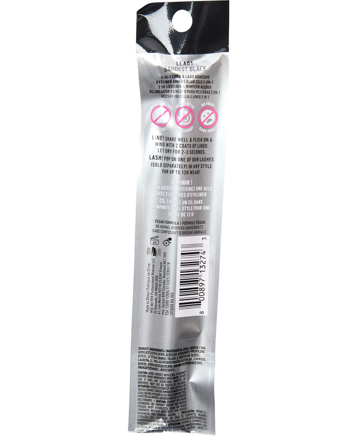 NYX PROFESSIONAL MAKEUP Jumbo Lash! 2-in-1 Liner & Lash Adhesive - Baddest Black